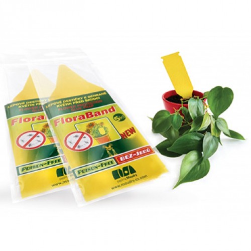 FloraBand līdz. pret baltblusiņām u.c. kaitēkļiem (5gab.)
